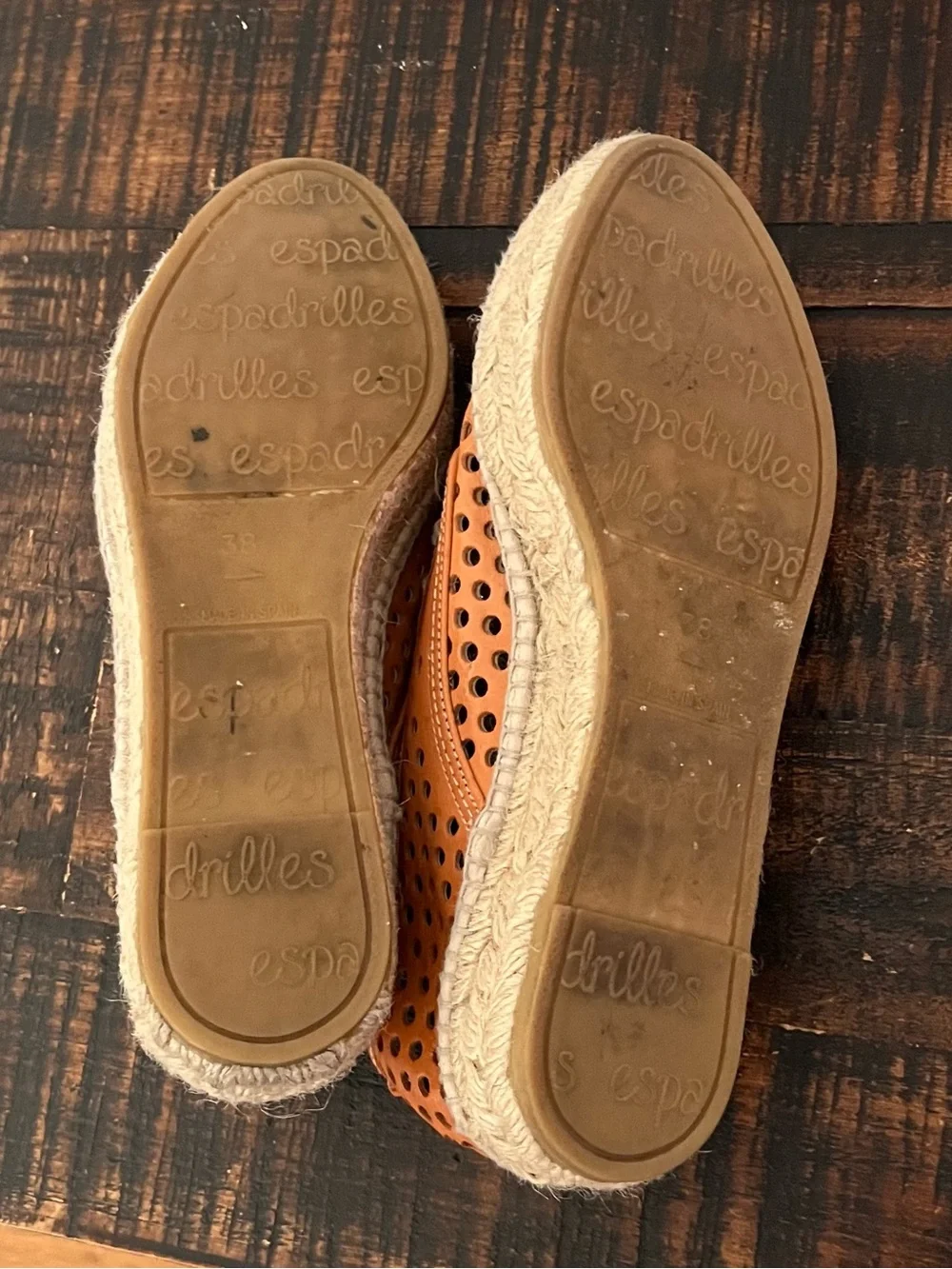 Loeffler Randall perforated leather